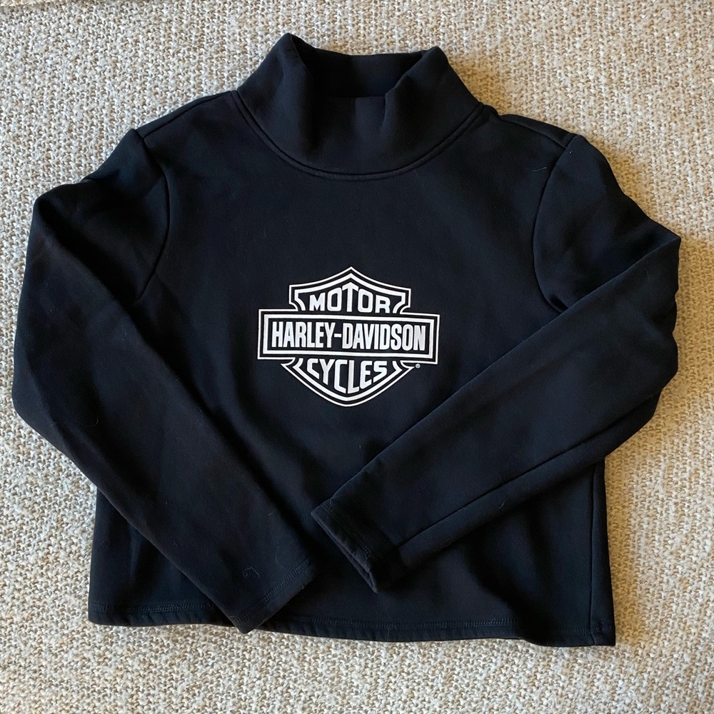 HARLEY-DAVIDSON Mock Neck Sweatshirt